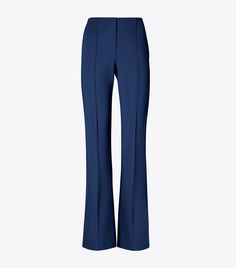 Wide-Leg Track Pant: Women's Designer Bottoms | Tory Sport Sleek Structured Bottoms, Chic Structured Bottoms With Pressed Crease, Elegant Trousers With Seam Detailing, Modern Tailored Structured Pants, Structured Fitted Pants For Fall, Chic Structured Fitted Pants, Chic Tailored Structured Bottoms, Elegant Spring Pants With Seam Detailing, Modern Structured Pants For Workwear