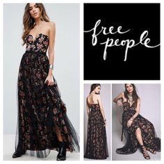 Reposhing This Item I Purchased From @Msjoi. Loved It, But Ready To Rotate For Something New. Questions? Leave A Comment Below! Dare To Dream, Free People Black, Free People Dresses, Free People Dress, Strapless Dress Formal, Something New, Colorful Dresses, Free People, Size 2