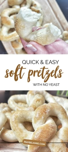 soft pretzels with no yeast are the perfect appetizer for any occasion