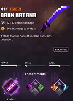 an info sheet for the game dark ratana, which is currently available on android