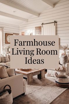 a living room with white walls and wood floors