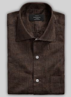 Spruce up your casual ensemble without much effort with our European Dark Brown Linen Shirt. 
 
 Our featuring a dark brown hue makes it suitable for informal occasions and an impressive outfit for traveling and a day out with friends. 
 
 Made according to your measurements for the special you. 
 
 Pamper yourself, get this shirt made exclusively for you now! 
 
 Woven In Europe Brown Linen Shirt Outfit, Linen Shirt Outfit, Outfit For Travel, Pamper Yourself, Linen Shirt, Shirt Outfit, Dark Brown, With Friends