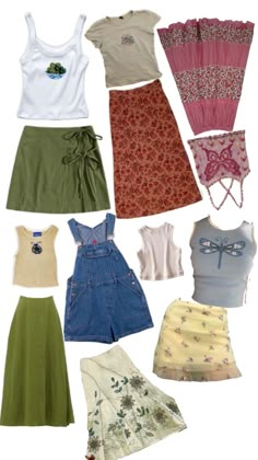 Y2k Aesthetic Outfit Ideas, Stylish Summer Outfits, Aesthetic Outfit Ideas, Outfit Ideas Summer, Alternative Outfits, Aesthetic Outfit