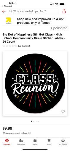 an image of a sticker with the words glass reunion on it