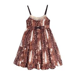 Deer Outfit, Deer Dress, Dress One Piece, Camisole Dress, J Fashion, One Piece Dress, Brown Dress, Lolita Fashion