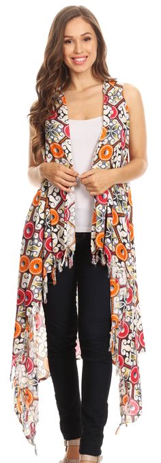 One size regular: 44"x 64" (112 x 163 cm). Shell: Light material with colorful Ankara inspired print. Made with pre-shrunk rayon. Care: Hand wash cold, hang dry. Made in India. Lovely casual poncho wrap cardigan top, generous size with fringe at end. Comes in different colors, drapes beautifully. Perfect for everyday wear, traveling, brunch, barbecues, festivals, to the park and vacationing! This poncho/ cardigan / top is the perfect accessory to wear over solid garments, pair it with leather sa Cover Up Kimono, Shell Light, Poncho Wrap, Poncho Cardigan, Ankara Print, African Ankara, Fashion Inspiration Design, Wrap Cardigan, Cardigan Top