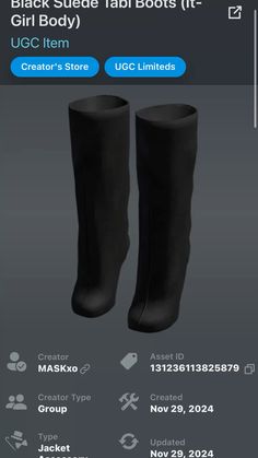 black suede boot boots for girls and boys on the app store's website