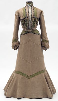 Collections Online Dress 1900, Minnesota Historical Society, History Fashion, Antique Dress, Old Fashion