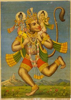 Ravi Varma Paintings, Gods Pictures, Devotional Images, Jay Hanuman, Ravi Varma, Hanuman Hd, London Wallpaper, Aadi Shakti, Spiritual Images