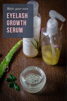 How to get long, thick eyelashes at home- Eyelash Growth Serum – The DIY Hustle Eyelash Growth Cycle, Prevent Hair Fall, How To Grow Eyelashes, At Home Diy