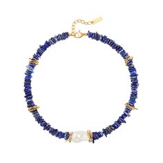 PRICES MAY VARY. 1.STYLE: Lapis lazuli, with its deep, rich blue hue, has been treasured for centuries for its association with wisdom and truth. The blue necklace seamlessly harmonizes classic allure with modern aesthetics, blending the timeless charm of lapis lazuli with the luminous grace of pearls. Versatile and sophisticated, it is a statement necklace that bridges the gap between tradition and innovation. 2.DESIGN: The lapis lazuli necklace exudes a mesmerizing charm, symbolizes self-aware Necklace Beads Aesthetic, Baroque Jewelry, Chunky Gold Necklaces, Beachy Jewelry, Multi Strand Beaded Necklace, Lapis Necklace, Necklace Big, Chunky Statement Necklace, Lapis Lazuli Necklace