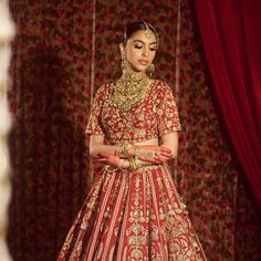 Embellished Red Lehenga with Choli Dress for Bride is an epitome of Royalty and Tradition adorned with Goldwork and Shimmering embellishment. Custom sizes. Choli Dress, Wedding Lehenga Designs, Red Lehenga, Indian Bridal Wear, Wedding Lehenga, Lehenga Designs, Gold Work, Indian Bridal, Bridal Wear