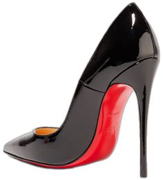 Christian Louboutin Shoes Pumps, Christian Louboutin So Kate, Christian Louboutin Women, So Kate, Red Sole, Patent Leather Pumps, Louboutin Shoes, Black Pumps, Black Patent Leather