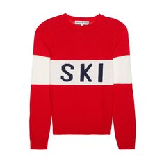 Youth red ivory and navy block SKI sweater Ski Sweater, Independent Designers Fashion, Red Sweaters, Crewneck Sweater, Mommy And Me, Crew Neck Sweater, Hand Washing, Neck Sweater, Bathing Suits