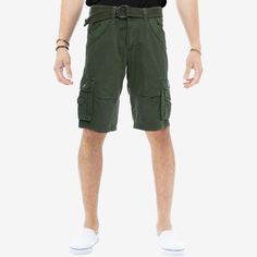 These Classic Cargo Shorts From X Ray Are Constructed With High Quality & Durable Materials For Long-Lasting Comfort And Breathability. Their Versatile Style Makes Them Great For Indoor And Outdoor Activities.ade Of 100% Cotton Material, Features Double Stitching In High Strain Areas. 2 Side Slant Pockets, 2 Double Cargo Hidden Snap Closure Flap Pockets And 2 Double Back Snap Closure Flap Pockets For Quick Access And More Storage. Simply Toss Into The Washing Machine For Cleaning, Soft Stretchy X Ray, Mens Big And Tall, Bottom Clothes, Stretchy Material, Cargo Shorts, Cotton Material, Knee Length