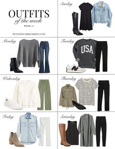 Canada Capsule Wardrobe, Year Round Capsule Wardrobe, Uk Outfits, Capsule Clothing, Penny Pincher Fashion, Capsule Wardrobe Casual, Capsule Wardrobe Women, Outfit Planner, Dressing Ideas