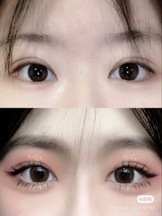 Glitter Eye Bags, K Beauty Makeup, How To Make Up, Soft Makeup Looks, Doll Eye Makeup, Korean Eye Makeup, Eye Makeup Pictures, Face Makeup Tutorial, Alternative Makeup