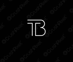 the letter b is shown in white on a black background