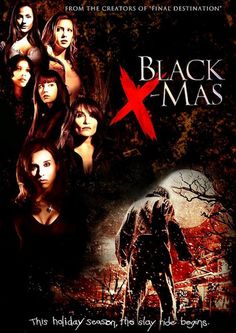 the movie poster for black x - mas