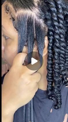 (Afro-lee-sha) | 3 strand twists tutorial 🤍 #threestrandtwist #twistout #twistouttutorial | Instagram Twist With Own Hair, Stretched Twist Out Natural Hair, Large Two Strand Twists, 2strand Twist Women, How To Make Twists In Natural Hair, Braid And Twist Styles For Natural Hair, How To Do Two Strand Twist Natural Hair, Twist Parting Pattern, How To Twist Hair Step By Step