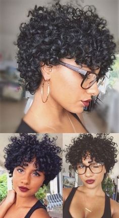 Short 3b Haircuts, Short Curly Hair Afro, Short Curly Cuts Natural Curls, Pixie Cut Curly Hair Round Face, Pixie Curly Haircut, Very Short Curly Hair, Peinado Natural, Pixie Cut Curly Hair, Short Curly Cuts