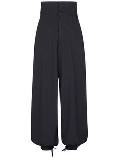 Find ALEXANDRE VAUTHIER High Rise Wide Crepe Pants on Editorialist. Concealed front button closure. Self-tie cuffs at hem. Belt loops. Half belt at back. Model is wearing a size38 Wide Leg Bottoms With Button Cuffs For Work, Relaxed Fit Bottoms With Button Cuffs For Daywear, Black Wide Leg Pants With Button Cuffs, Wide Leg Pants With Buttons For Daywear, Cotton Wide-leg Bottoms With Button Cuffs, Wide Leg Bottoms With Buttons For Daywear, Wide Leg Cotton Bottoms With Button Cuffs, Wide Leg Bottoms With Button Closure For Daywear, Cotton Wide Leg Bottoms With Button Cuffs