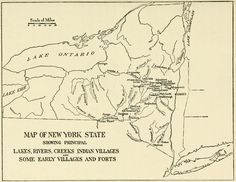 New York Map, Genealogy Resources, Indian Village, Six Nations, Map Of New York, Family Pictures, Family History, Genealogy, American History