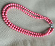 I make the necklace to use 8mm pink coral color glass bead.The necklace length is 18 inches.( If you need the other length ,You can leave a note in the order.) IT is good necklace for your great wedding. I can make different type necklace to your requirements,Please feel free to contact me if you have any question. Thank you so much. . Matching stud earrings: https://www.etsy.com/listing/229587890/pink-coral-earringsglass-pearl?ref=listing-shop-header-1 matching dangle earrings https://www.etsy. Elegant Pink Necklaces With 8mm Beads, Elegant Pink Beaded Necklaces With 8mm Beads, Elegant Pink Beaded Necklace With 8mm Beads, Good Necklace, Coral Beads Necklace, Coral Necklace, Necklace Wedding, Necklace Statement, Pink Coral