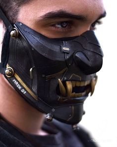 Mascara Oni, Instagram Mask, Cyberpunk Techwear, Helmet Concept, Custom Motorcycle Helmets, Japanese Mask, Urban Ninja, Oni Mask, Cool Masks