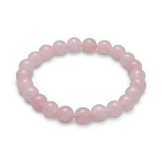 8mm rose quartz bead stretch bracelet Rose Quartz Bracelet Beads, Rose Quartz Bracelet, Rose Quartz Beads, Rose Quartz Stone, Rose Quartz Gemstone, Unisex Bracelets, Pink Gemstones, Quartz Rose, Quartz Bracelet