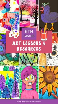 the 6th grade art lessons and resources