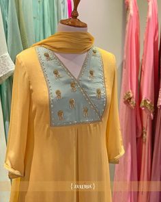 Chikenkari Dress Ideas, Chikenkari Dress, Designs For Kurtis, Tandoori Masala, Neck Designs For Suits