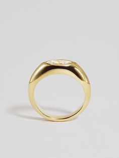 Ceremony Sienna Ring 18k Gold Marquise Diamond J Hannah, Rings Ceremony, Signet Rings, Marquise Diamond, Signet Ring, In Design, Diamond Rings, Markers, Gold Rings