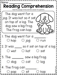 worksheet for reading and writing the word's in order to be read