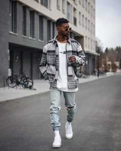 Os estilos da moda masculina – Um guia para se inspirar | Moda Para Homens Mens Fall Outfits, Black Men Fashion Swag, Mens Casual Outfits Summer, Black Men Street Fashion, Stylish Men Casual, Men Street Fashion, Mens Trendy Outfits, Street Style Outfits Men, Mens Casual Dress Outfits