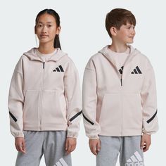 adidas Shop the adidas Z.N.E. Full-Zip Hooded Track Jacket Kids - Pink at adidas.com/us! See all the styles and colors of adidas Z.N.E. Full-Zip Hooded Track Jacket Kids - Pink at the official adidas online shop. Hooded Track Jacket With Double-lined Hood For Light Sports, Cotton Track Jacket With Double-lined Hood For Outdoor, Adidas Hooded Track Jacket With Moisture-wicking, Adidas Track Jacket With Double-lined Hood For Sports, Pink Double-lined Hood Sports Outerwear, Adidas Primeknit, Adidas Track Jacket, Kid Lifestyle, Adidas Shop