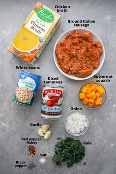 the ingredients needed to make this dish are shown