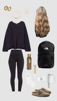 Trendy Outfits For Teens, Cute Outfits For School, Adidas Outfit, Cute Fit, School Fits, Basic Outfits, Polyvore Outfits, School Outfits, Fitness Inspo