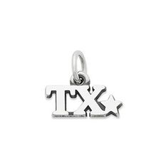 "TX" Charm - James Avery James Avery Charm Bracelet, James Avery Bracelet, James Avery Rings, Texas Jewelry, James Avery Charms, Charmed Sisters, James Avery Jewelry, Daisy Charm, Faith Jewelry