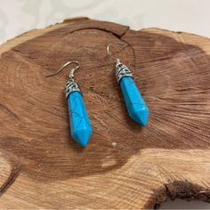 Blue Teal Earrings New Never Worn Silver Hook Questions? Leave Me A Comment Below! Offers Welcome Blue Pierced Metal Crystal Earrings, Blue Metal Crystal Pierced Earrings, Casual Blue Nickel-free Jewelry, Teal Earrings, Blue Teal, Blue Earrings, Teal Blue, Blue And Silver, Leave Me