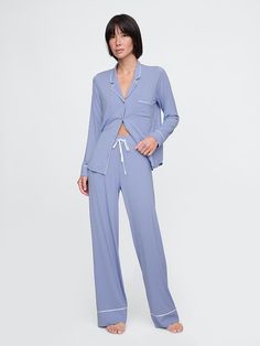 Saw this on Gap: Sleepwear With Pockets For Loungewear, Comfortable Sleepwear With Pockets, Gap Relaxed Fit Sleepwear For Pajama Party, Comfortable Relaxed Fit Bedtime Pants, Comfortable Relaxed Fit Pants For Bedtime, Spring Gap Loungewear Sleepwear, Gap Sleepwear For Spring Loungewear, Gap Spring Loungewear Sleepwear, Comfy Sleep Pants