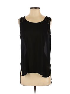 Assorted Brands Sleeveless Blouse Size: Small Tops - used. 100% Polyester | Sleeveless Blouse: Black Tops - Size Small Affordable Black Sleeveless Blouse, Black Sleeveless Blouse, Blouse Black, Black Sleeveless, Small Tops, Sleeveless Blouse, Sleeveless Top, Women Handbags, Womens Tops