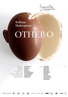 an advertisement for william shakespeare's othello, which is featured in the magazine