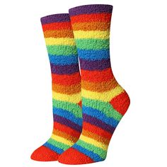 Socks fit Women's shoe sizes 4-10.99% polyester, 1% spandex.Crew Style. Trendy Super Soft Snug Socks, Casual Multicolor Soft Socks, Casual Soft Multicolor Socks, Comfortable Warm Multicolor Socks, Warm Multicolor Socks, Warm Cozy Multicolor Socks, Cozy Warm Multicolor Socks, Fluffy Socks, Fuzzy Socks