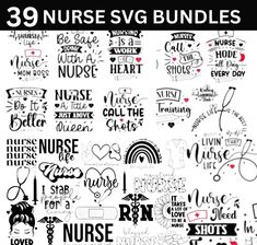 an image of nurse svg bundle