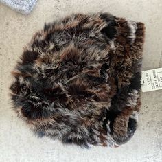 Unused Great Condition Brown Winter Hat With Faux Fur Lining, Brown Cloche Hat One Size For Winter, Brown Winter Cloche Hat One Size, Winter Brown Cloche Hat One Size, Brown Winter Cloche Hat, One Size, Brown Winter Cloche Hat, Brown Winter Hats One Size, One Size Brown Winter Hat, Rabbit Hat