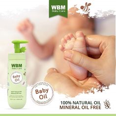 Safety matters, even more, when we are talking about baby’s skincare. WBM Baby Care body oil is clinically tested for being gentle and safe towards a baby’s delicate skin. The baby’s skin is thin, soft, and tends to lose moisture fast. Our natural body oil for babies is light in texture and non-staining on clothes. You can use it before or after bath for comforting moisture. Pure and organic ingredients protect your baby’s skin today for a healthier tomorrow. The baby oil is composed of organic olive oil, sunflower oil, wheat germ oil, jojoba oil, vitamin E, and some other essential oils to give your baby’s delicate skin a healthy massage that is full of nutrients. Body Massage Oil, Stain On Clothes, Baby Massage, Organic Olive Oil, Healthy Oils, Baby Oil, Oil Plant, Natural Baby, Body Massage