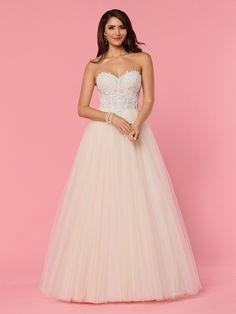 Davinci Bridal 50450 is a Lace & Tulle Ballgown Wedding Dress. Featuring a Strapless Sweetheart Corset style Embellished Lace Bodice with a Lush Full Tulle skirt.   Available for 1-2 Week Delivery!!!  Available Sizes: 2,4,6,8,10,12,14,16,18,20  Available Colors: Ivory/Blush, Ivory/Ivory Wedding Dress Embellished, Tulle Ballgown Wedding Dress, Tulle Wedding Dress Ballgown, Embellished Corset, Tulle Ballgown, Ballgown Wedding Dress, Ballgown Wedding, Wedding Gown Styles, Full Tulle Skirt