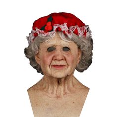 PRICES MAY VARY. the christmas old men mask is made of high-quality latex materials, durable enough for daily wear. fashion, comfortable and relaxed, so you wear more comfortably.handmade design makes you more attractive, carefully designed, relaxed, and makes you more attractive in christmas . one size fits most adult.,the christmas mask suitable for outdoor parties, streets, families, gatherings and entertainment,hand made claus mask for women. suitable for christmas, carnival, halloween parti Christmas Costumes For Adults, Santa Claus Mask, Beard Wig, Grandma Costume, Old Man Mask, Grinch Mask, Grinch Costumes, Old Lady Costume, Red Santa Hat