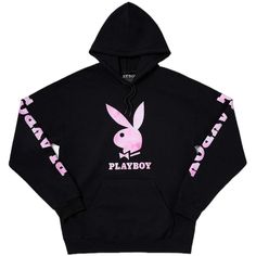 Just In Authentic Playboy Unisex Hoodie This Exclusive Playboy Bunny Logo Hoodie Is The Perfect Way To Stay Warm. Including A Tie-Dye Logo With Sleeve Details, This Cozy Hoodie Is A Must Have Staple For Your Closet! New With Tags Size: Large Color: Black With Pink Officially Licensed Details: -Officially Licensed -Crewneck -Long Sleeves -Pullover Style -Material: Cotton -Care: Machine Wash -Imported -This Tee Is Unisex Sizing Thank You For Dropping By Our Closet! Playboy Bunny Outfits, Playboy Hoodie, Red Velvet Jacket, Bunny Hoodie, Hugh Hefner, Bunny Logo, Bunny Outfit, Playboy Bunny, Cozy Hoodie